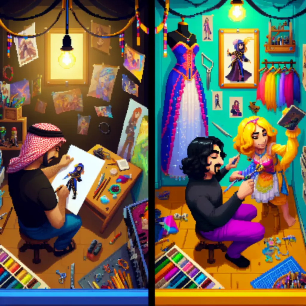 Fanarty i cosplay społeczności Children of Morta