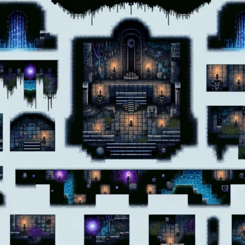 Mroczny ołtarz w proceduralnie generowanym lochu Children of Morta